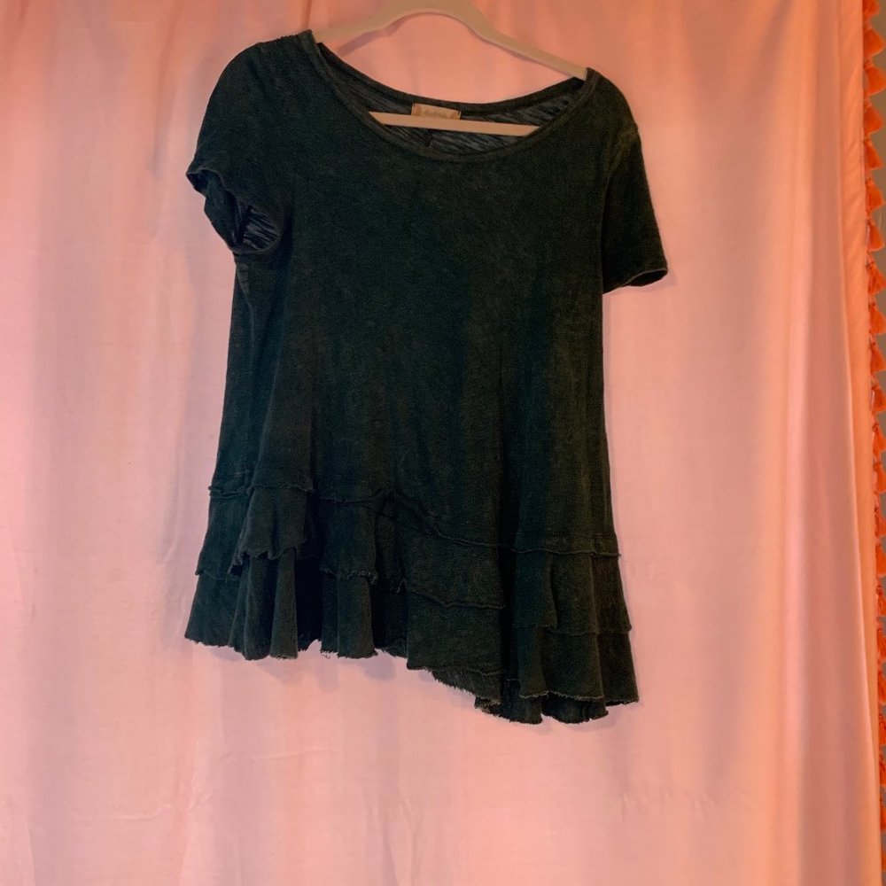 Dark Green Blouse